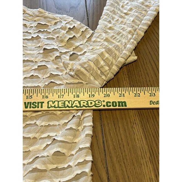 Frank Lyman Cardigan Size 12 Textured Classic City Designer Modern Professional - Picture 6 of 9